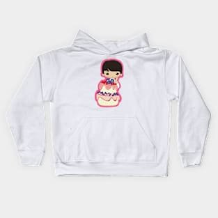 Birthday boy Yuki Kids Hoodie